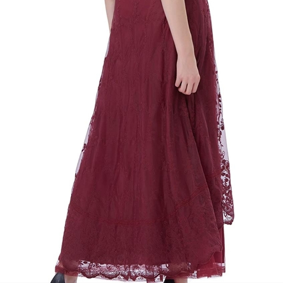 Vintage Titanic Style Lace Maxi Dress - Picture 3 of 11